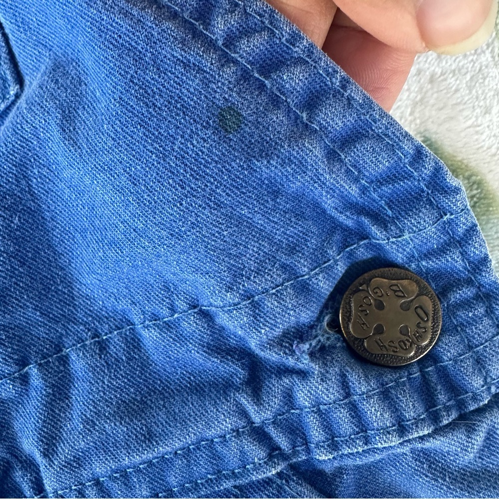 OshKosh B'gosh Blue Denim Overalls for Play - Picture 8 of 11